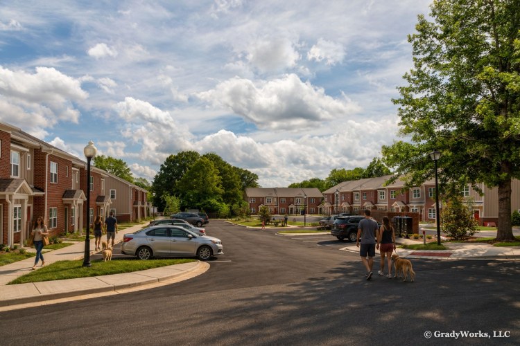 Peachtree Townhomes community, real estate marketing by Bill Grady