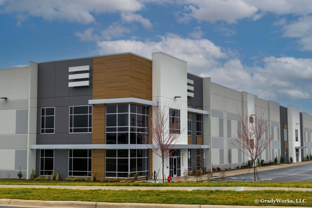 Trade Park at Concord, commercial real estate photography by Bill Grady