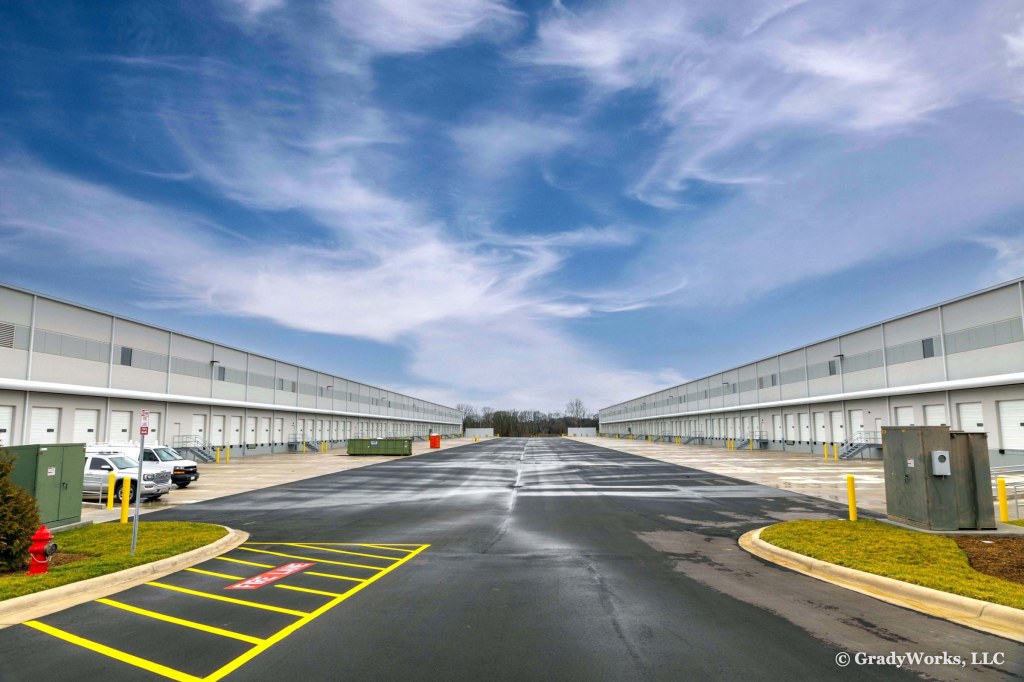 Trade Park at Concord, commercial real estate photography by Bill Grady